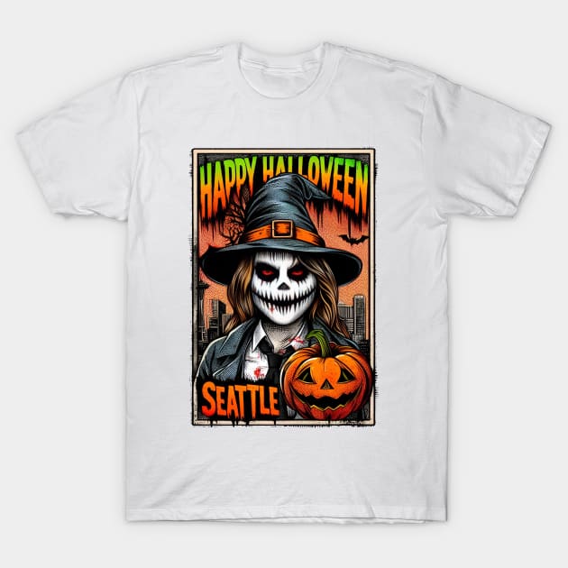 Seattle Halloween T-Shirt by Americansports